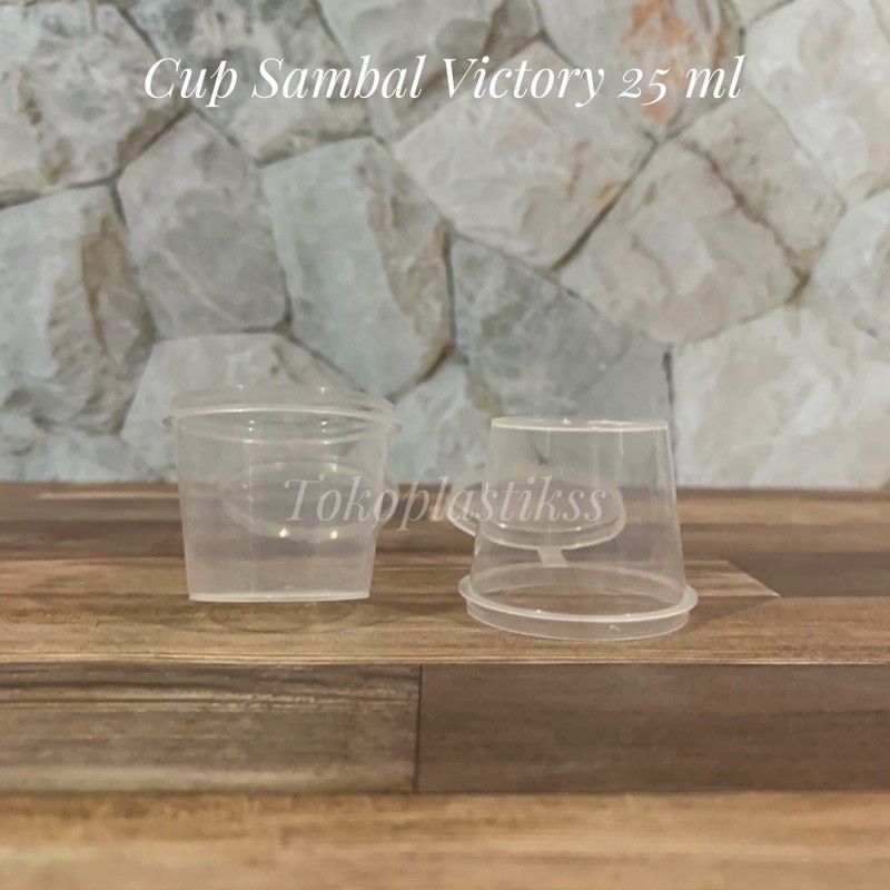 

Victory Cup Sambal 25 ml isi 50 pcs