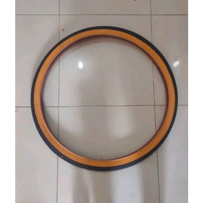 ban luar sepeda mini mtb 24 x 1.75 lucky stone tan wall