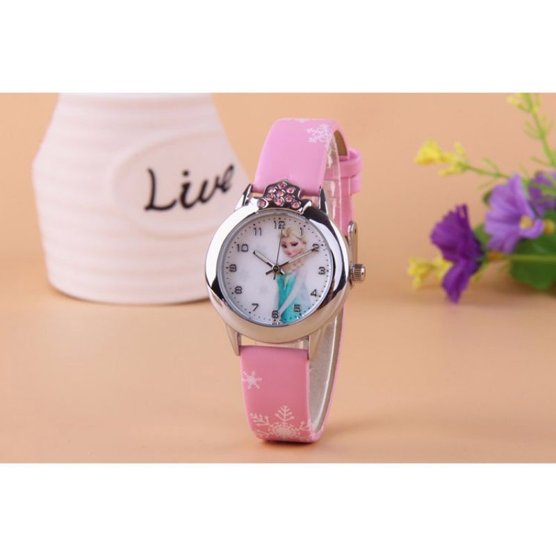 Jam Tangan Anak Perempuan Princess Elsa Anna Frozen