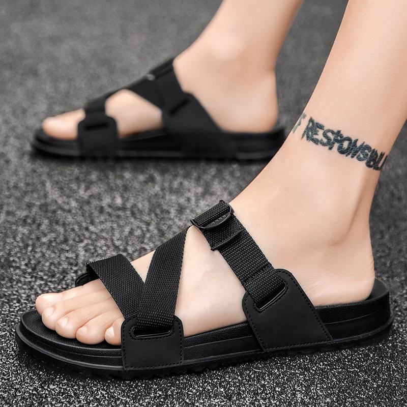 New Arrival【9.9】 Sepatu Pasangan Sendal Pria Casual Sendal Pria Dewasa Sandal Pria Sol Karet Anti Slip Sol Paling Lembut 100% Diimpor Dari Cina Kado Terindah Untuk Pasangan