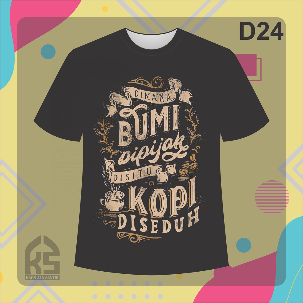 KAOS KOPI - KAOS SANTRI SALAFI