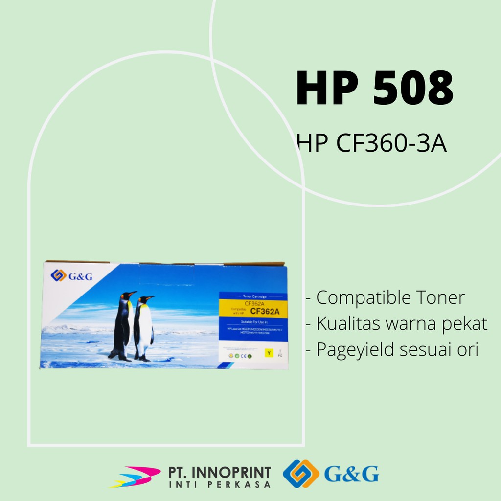 Cartridge Toner Hp Laserjet 508 A CF360A - CF361A - CF362A - CF363A