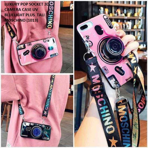 VIVO Y12/Y15/Y17Case Moschino Casing+Pop Socket+Tali