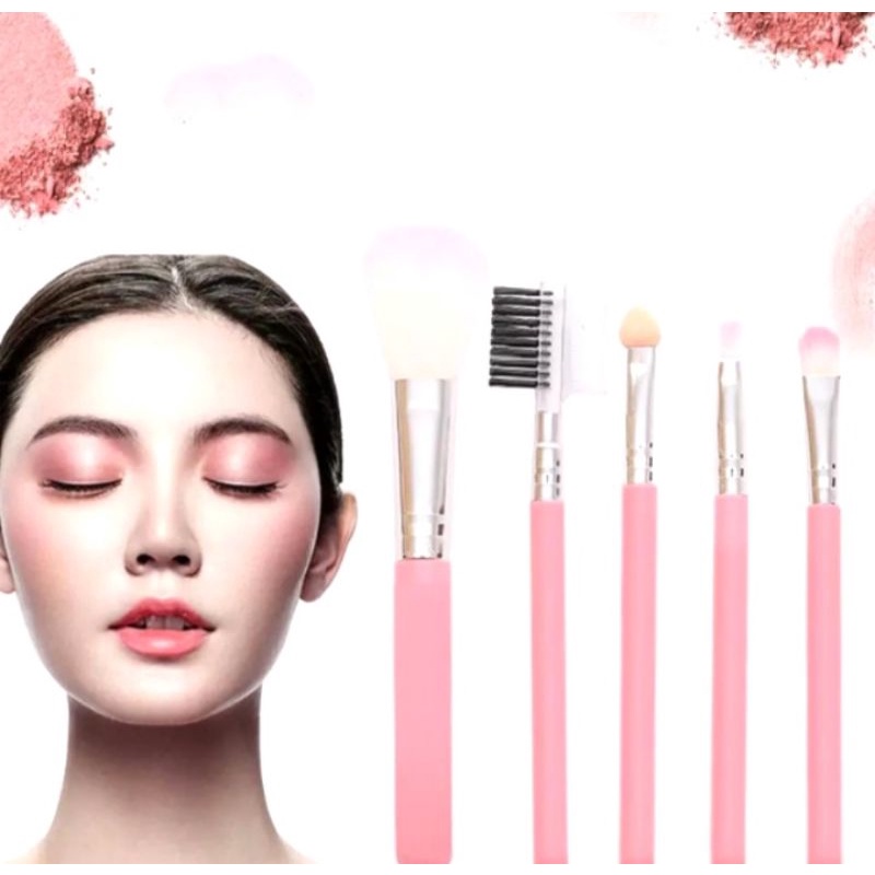 SMP99 - Make Up Brush 5 in 1 / Peralatan Make Up / Make Up Set / Peralatan Make Up Terlaris / Flash sale / Peralatan Make Up Murah Berkualitas / Alat Make Up Brush H71 Set 5in 1 /  Packingan Make Up Tools / Brush Kosmetik / Brush Kosmetik 1 set