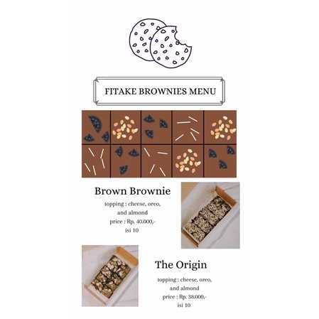 

BROWN BROWNIE | 20x10cm 10pcs