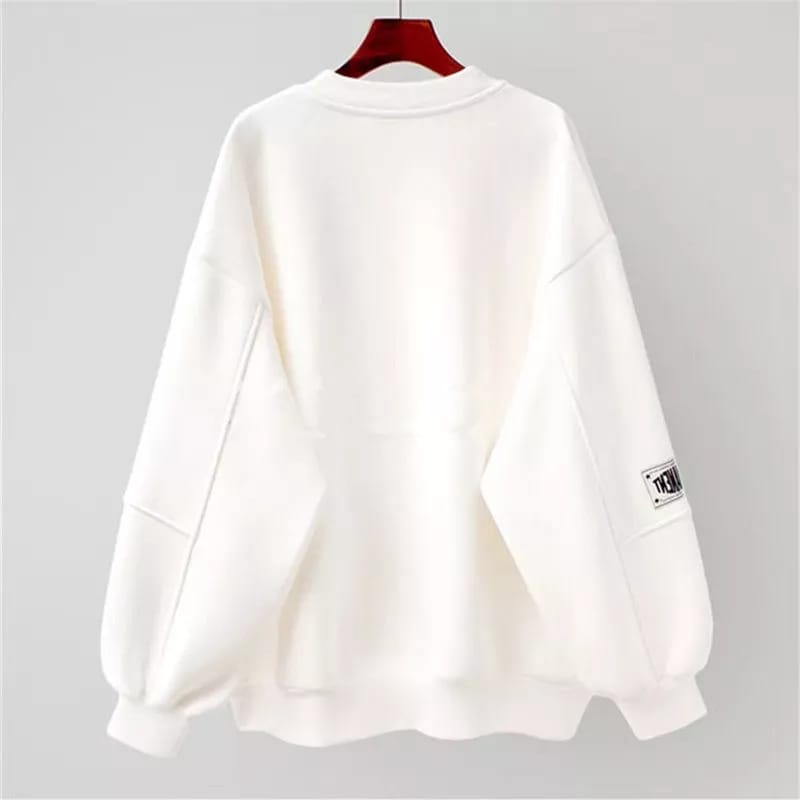 COD | Cute Baby Sweter Outerwear Oversize Besar OOTD Remaja Wanita Casual