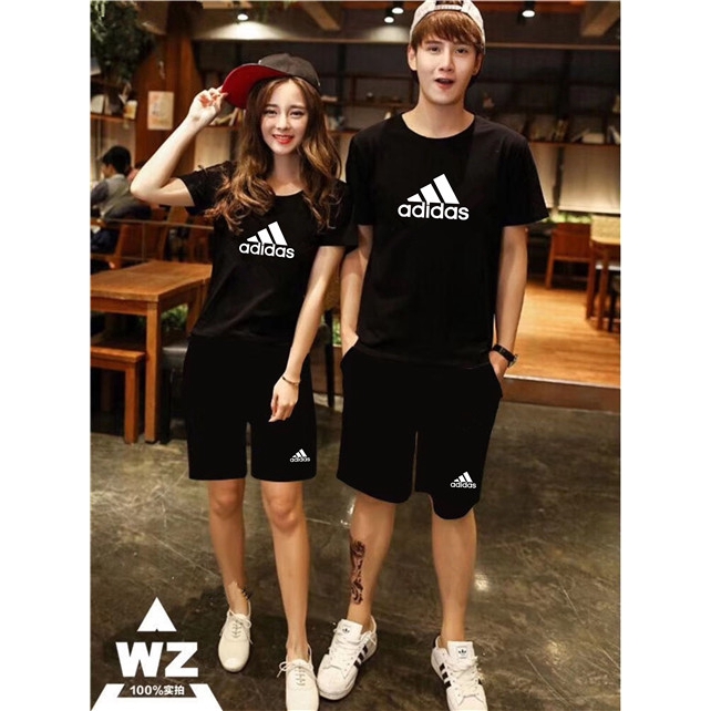 Adidas Setelan Kaos T shirt Lengan Pendek celana Panjang Adidas Setelan Kaos T shirt Lengan Pendek celana Panjang