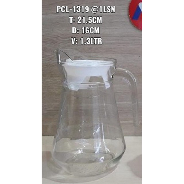 Pitcher Lemon Tea/ Teko Kaca Besar/ Teko/ Pitcher 1.3LT