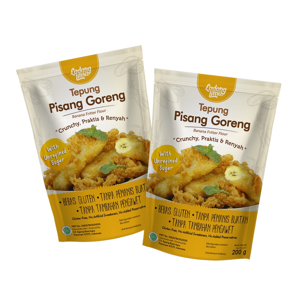 LADANG LIMA TEPUNG PISANG GORENG 200G