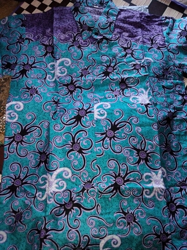 Size M L Xl Bswart Batik Hrb026 Kenongo Hem Pendek Padi Pekalongan M L Xl Batik Pria Murah