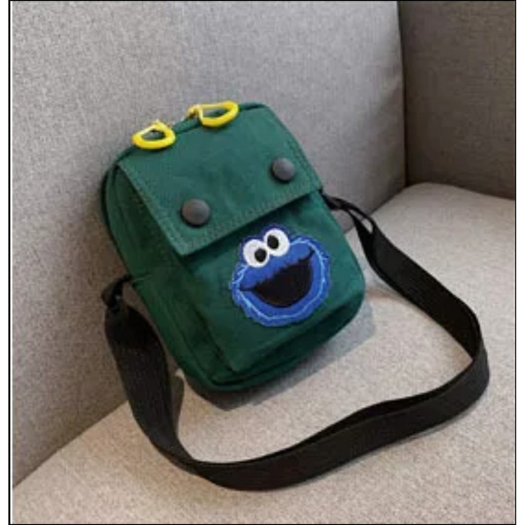 NIQABIS SLINGBAG MINI ELMO COOKIES MONSTER TAS SELEMPANG WANITA TAS SELEMPANG ANAK TAS CEWEK MURAH