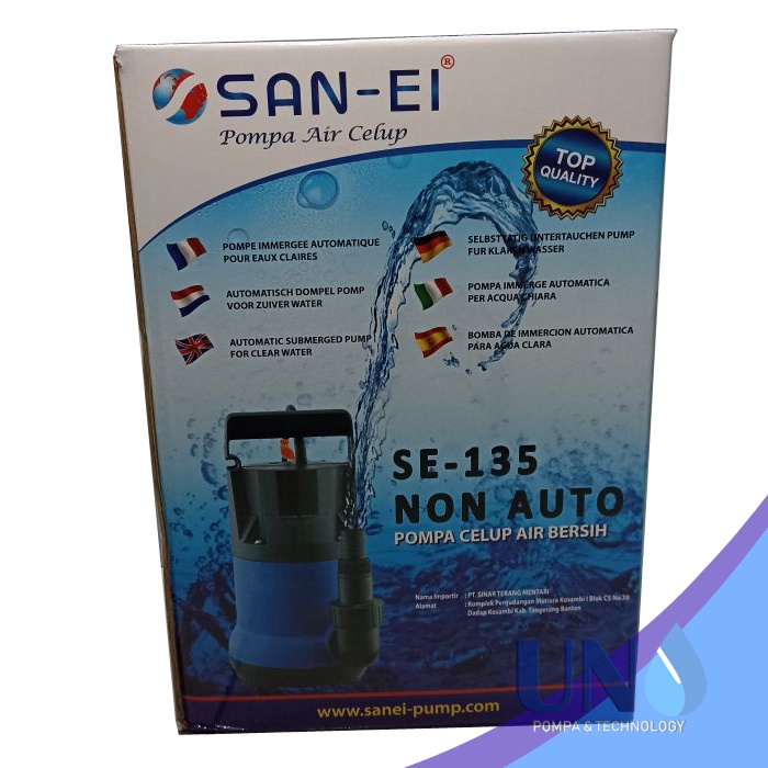 Pompa Celup Air Bersih San EI SE 135 / SE-135 / SE135 Non Auto / SE 132 Non Auto