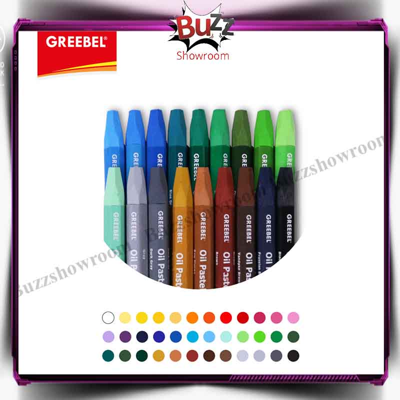 Kids Oil Pastel Crayon Greebel 36 warna krayon Anak 36w