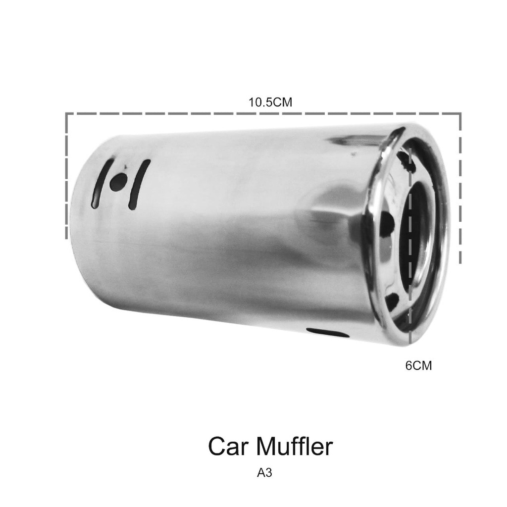 Muffler Car/Buntut Knalpot Mobil A3 Avanza Sigra Calya Xenia Brio Ertiga