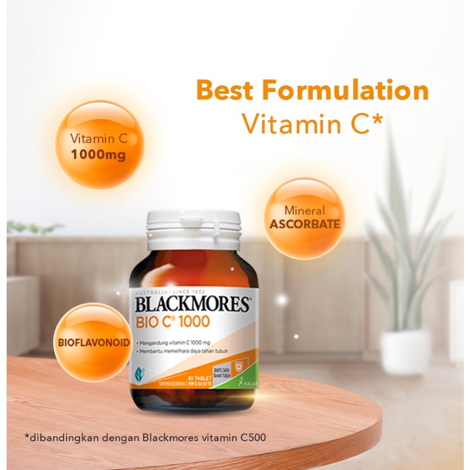 BLACKMORES BIO C 1000 MG ISI 30 TABLET - VITAMIN C IMUNE BOOSTER