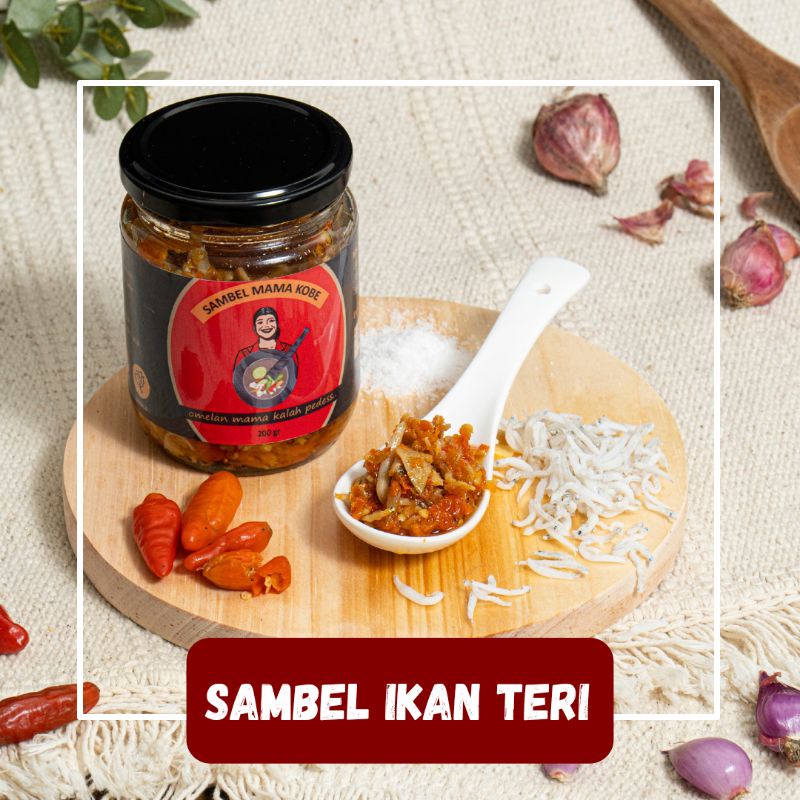 

SAMBEL MAMA KOBE - IKAN TERI