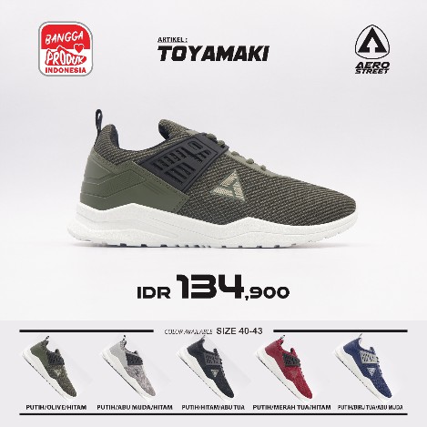 AEROSTREET TOYAMAKI SEPATU SNEAKERS PRIA ORIGINAL