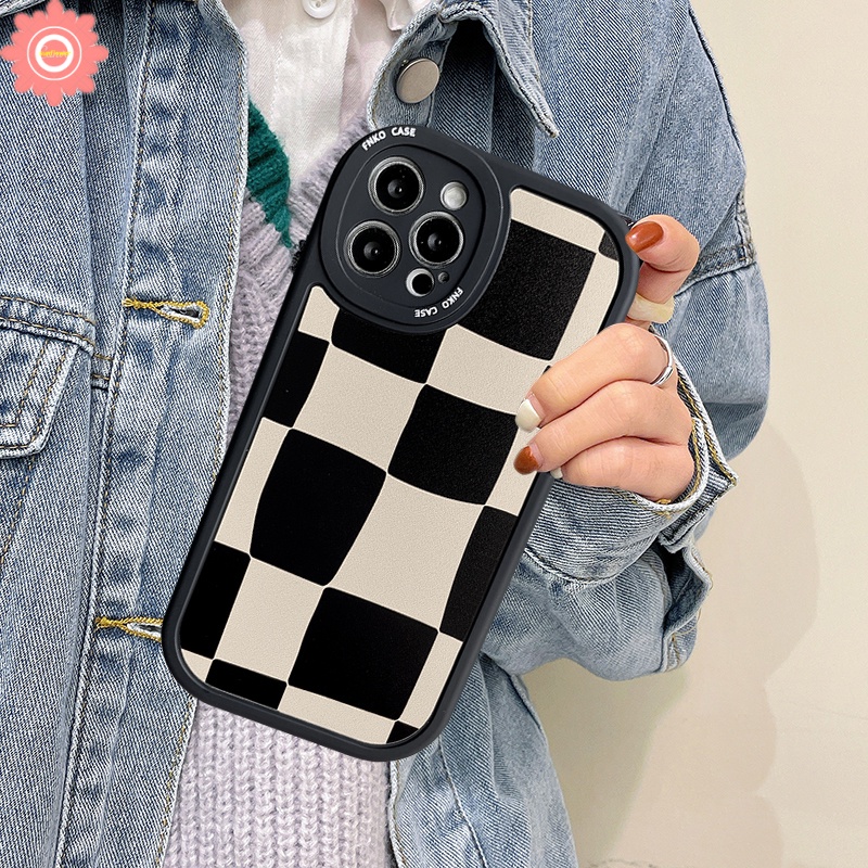 Case Motif Kotak Redmi 12C 9T 10 9C 10C 9 9A Redmi Note 11 11s 9pro 9s 10 10s 11pro 9 8 Mi Poco M3 Poco X3 Pro NFC Lensa Oval Kotak Tidak Teratur Ultra Shockproof Soft Cover