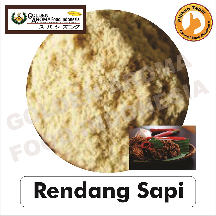 

Bumbu Tabur bubuk Serbaguna Murah Halal Rasa Rendang Sapi 100Gr seasoning powder