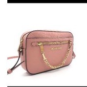 tas MK jetset chain crossbody sunset rose