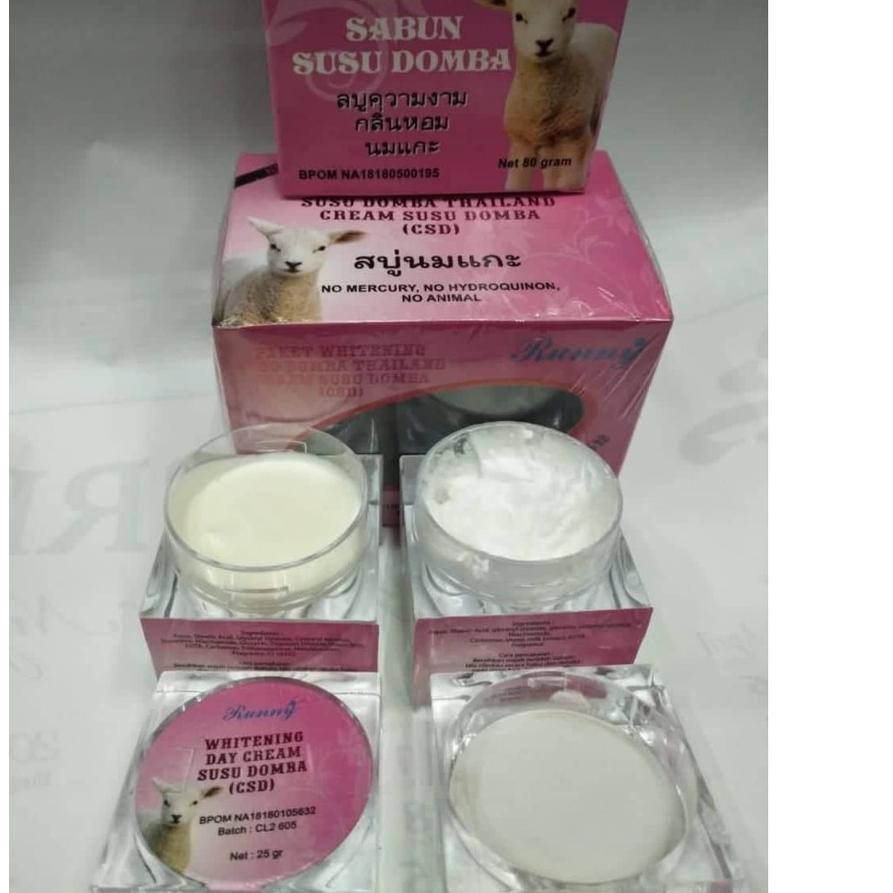 [ BPOM ] PAKET CREAM SUSU DOMBA 30gr ORIGINAL BPOM by RUNNY - CSD ORI