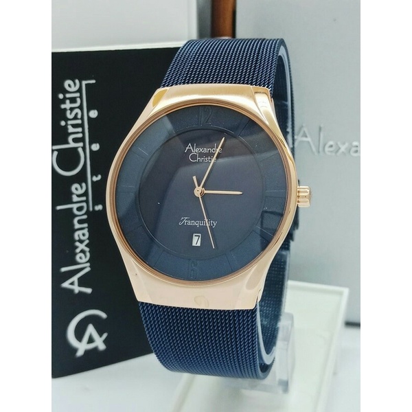 JAM TANGAN PRIA ALEXANDRE CHRISTIE AC 8331 TALI RANTAI PASIR ORIGINAL GARANSI RESMI 1 TAHUN