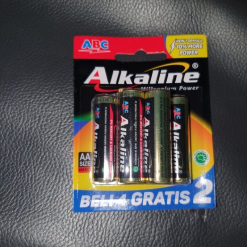 Baterai ABC  Alkaline AA Isi 6