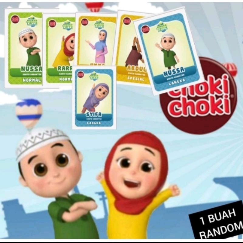 kartu choki choki rara nussa fullset