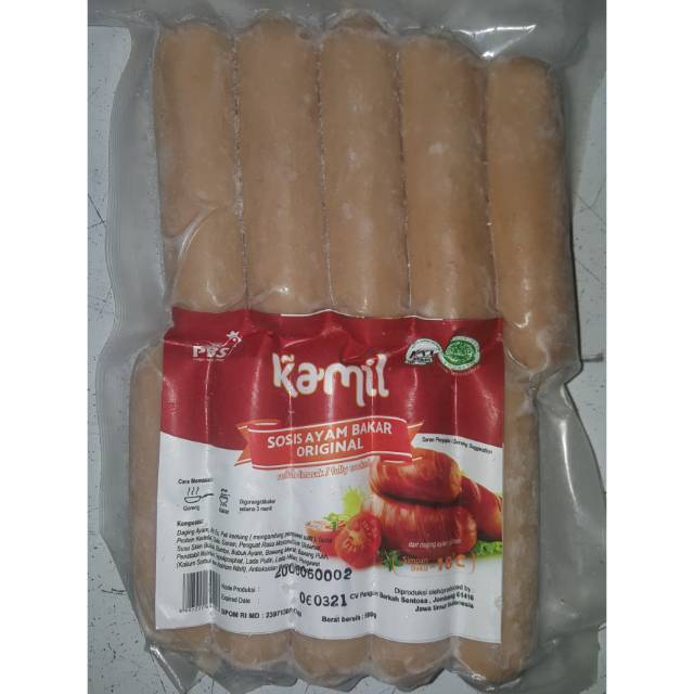 

Kamil sosis ayam bakar original mini isi 10 pcs