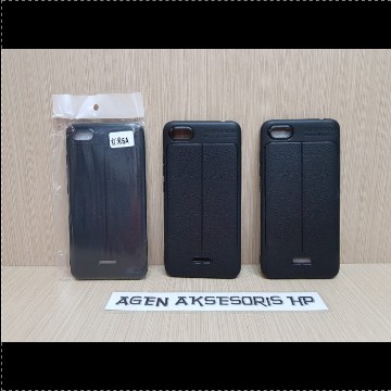 Auto Focus Xiaomi Redmi 6A 5.45 inchi Leather SoftCase AutoFocus Ultimate Experience Motif Kulit