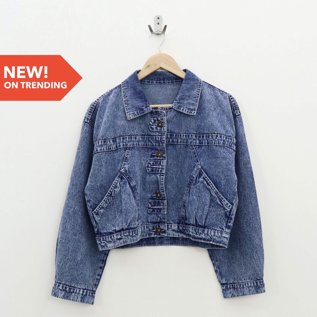 (ORIGINAL) Oversize crop enzi jacket jeans by Genijeans