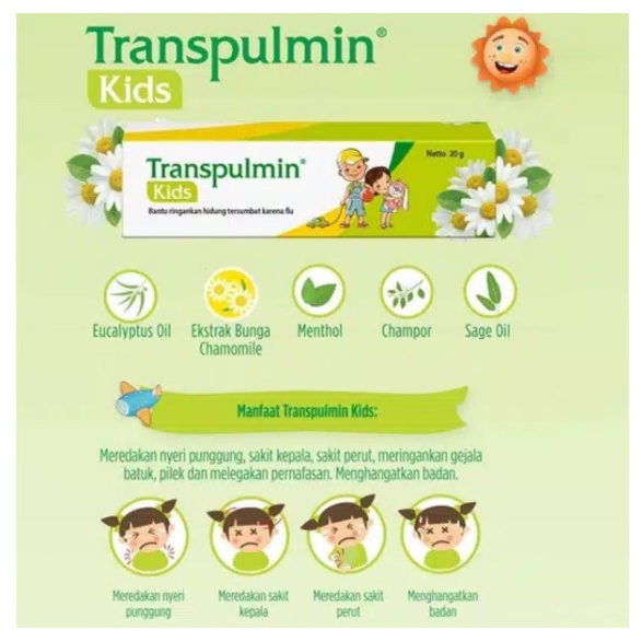 Transpulmin Baby Kids 10gr 20Gr balsem bayi baby balsam