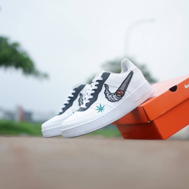 weed custom air force 1