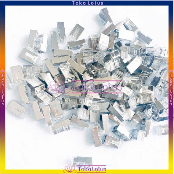 Bisa Bayar Ditempat Konektor RJ45 Cat6 50 pcs / 100pcs