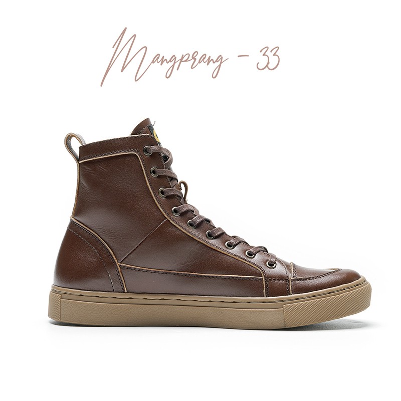 Sepatu Pria Sneakers Kasual Santai Kulit Asli Cowok Bertali Men  Casual Hangout Traveling Original