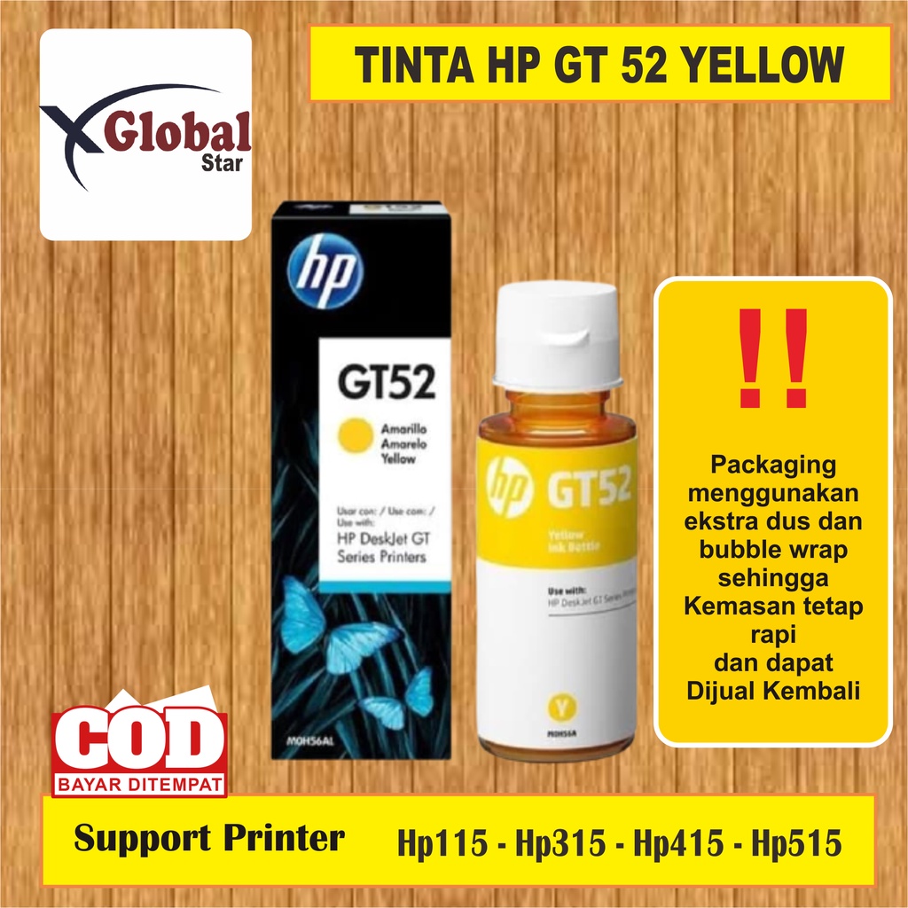 Tinta Printer HP GT-51 GT-52 HP Ink Tank 115 310 315 410 415 319 419 311 316 318 411 412 415 416 418 PREMIUM (COMPATIBLE)