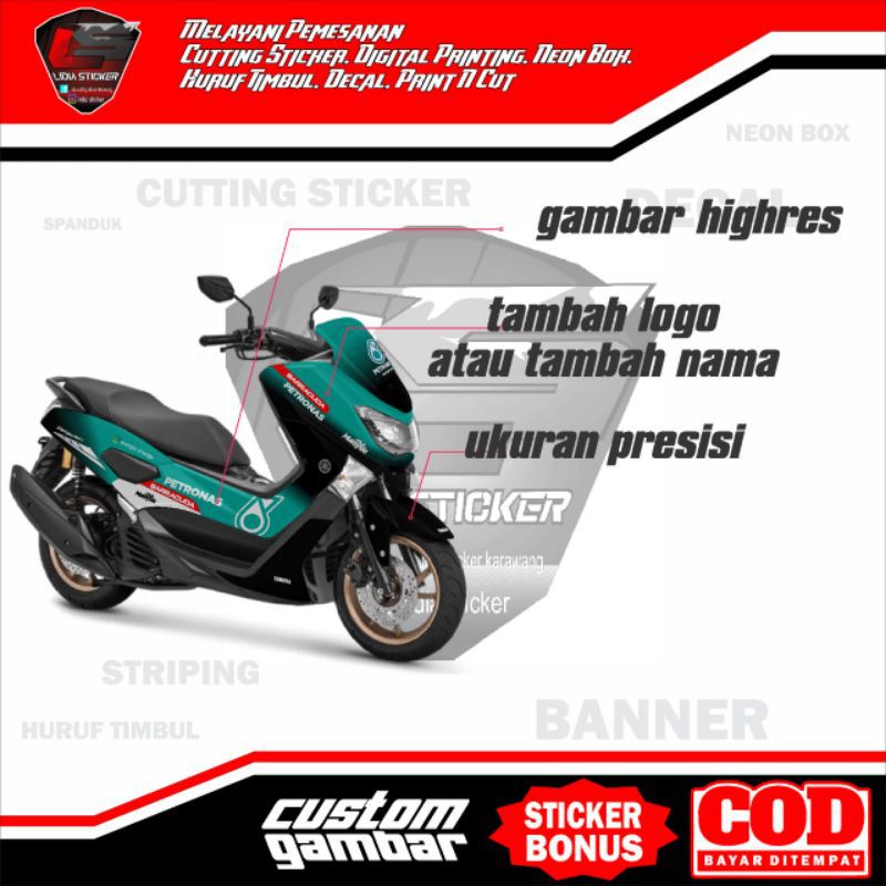 Decal Yamaha Nmax Petronas premium