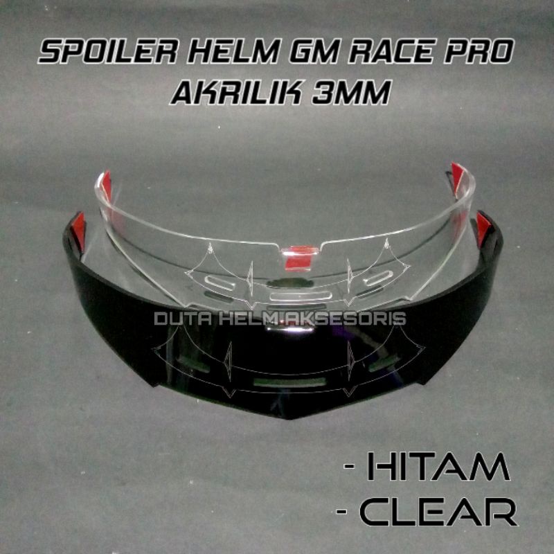 Spoiler helm Gm Race pro full face termurah