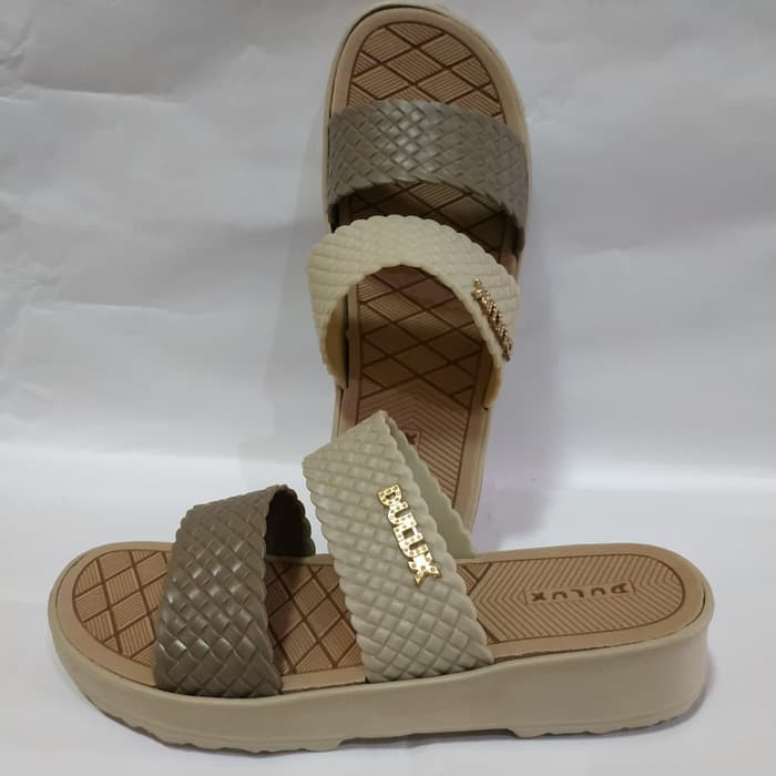 Sepatu Wedges Wanita Import O62E6  Sandal Anyaman Sandal Wedges H4 Cm New Era