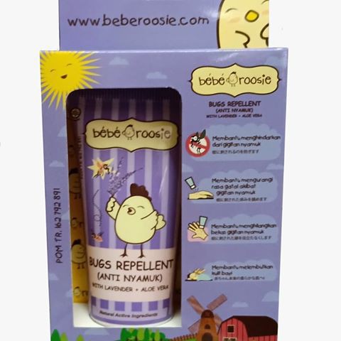 Bebe Roosie Bugs Repellent Cream Anti Nyamuk 60gr