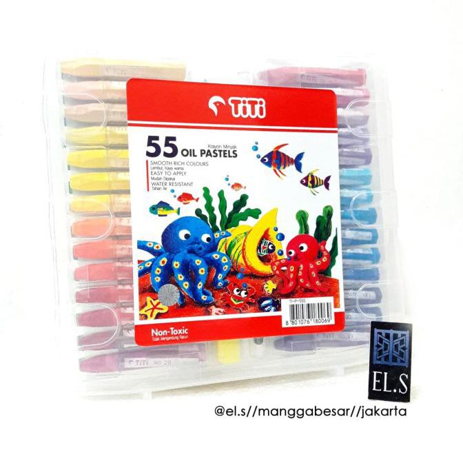 

Ready Stok! Titi Oil Pastel 55 Warna ( Crayon ) Murah