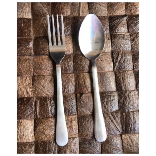 1 Lusin Sendok atau Garpu Makan Stainless | Shopee Indonesia