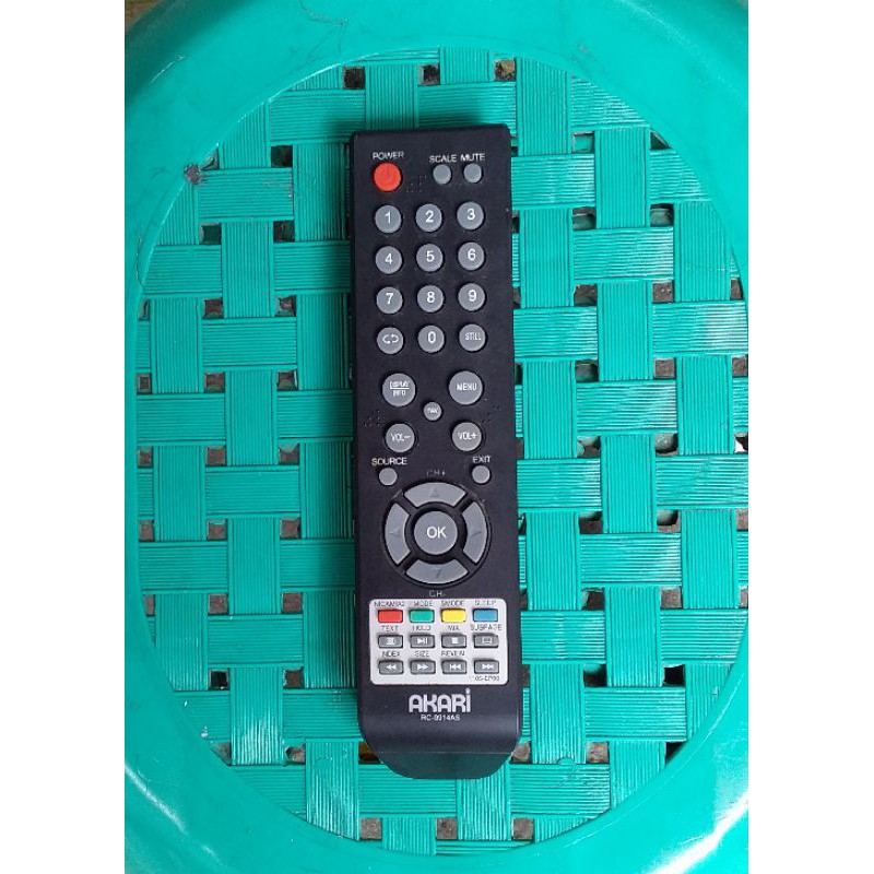 REMOTE TV AKARI SERI RC-9914AS ORIGINAL