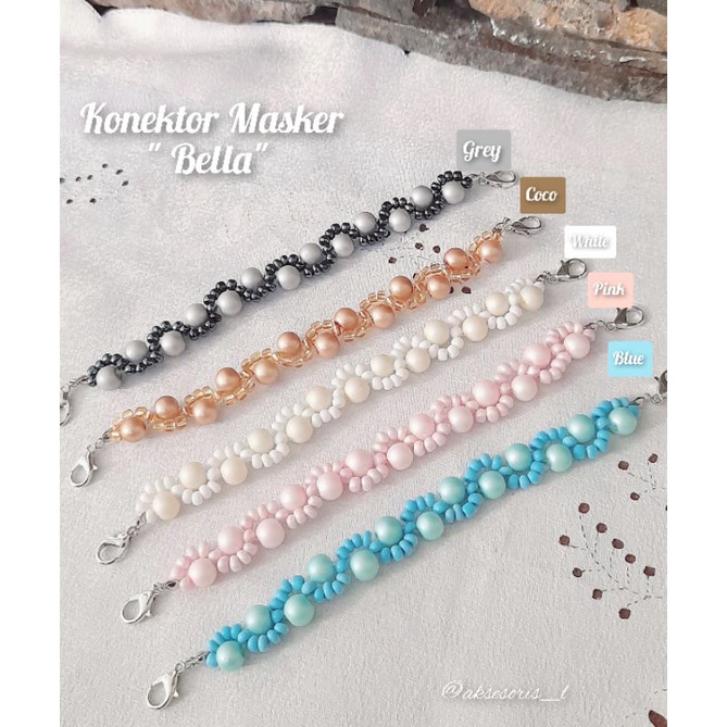 konektor masker/konektor masker mutiara/konektor masker hijab/ konektor masker murah