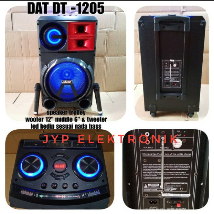 SPEAKER AKTIF PORTABLE DAT DT 1205 / DT1205 / DT-1205