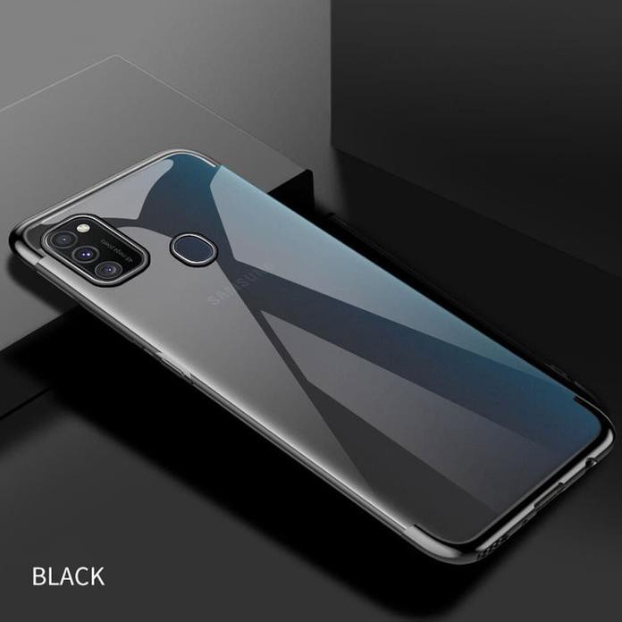 FINLAY CASE SAMSUNG A01 CLEAR PLATING LIST CHROME SOFT PREMIUM RT961