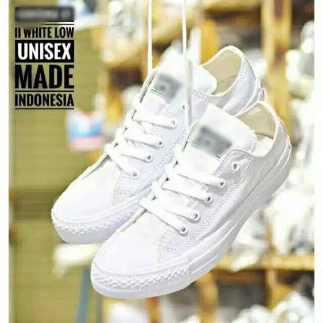 Sepatu converse ct full white /full putih murah.bisa cod grade ori