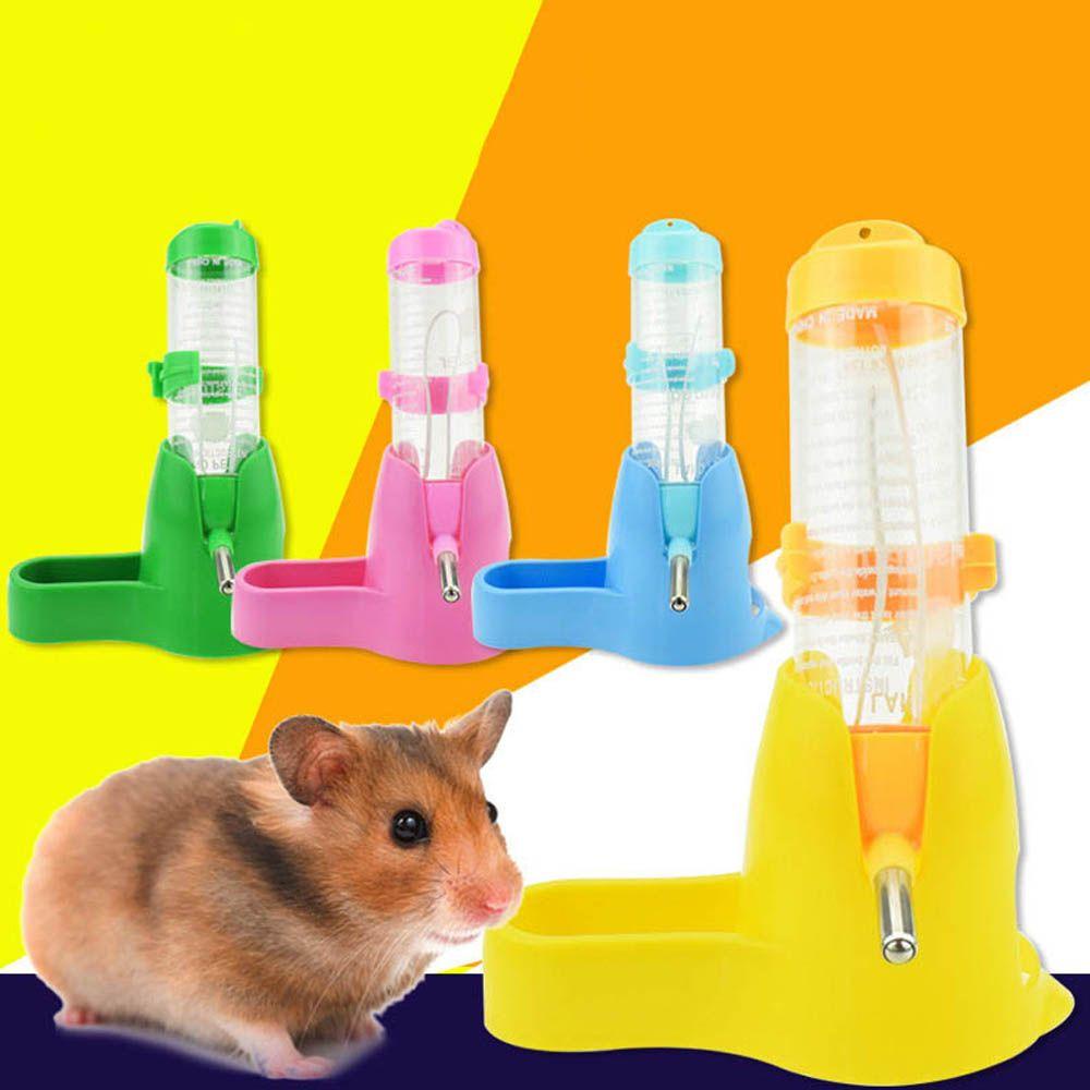 REBUY Rebuy Hamster Water Bottle Landak Kecil Dengan Base Botol Air Kelinci Marmut