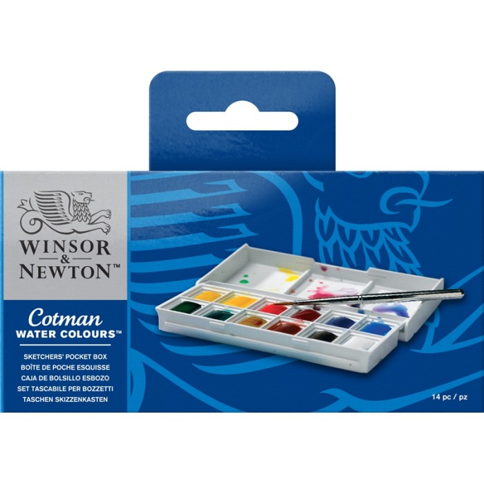 

COTMAN WATER COLOR SKETCHER POCKET BOX 12W