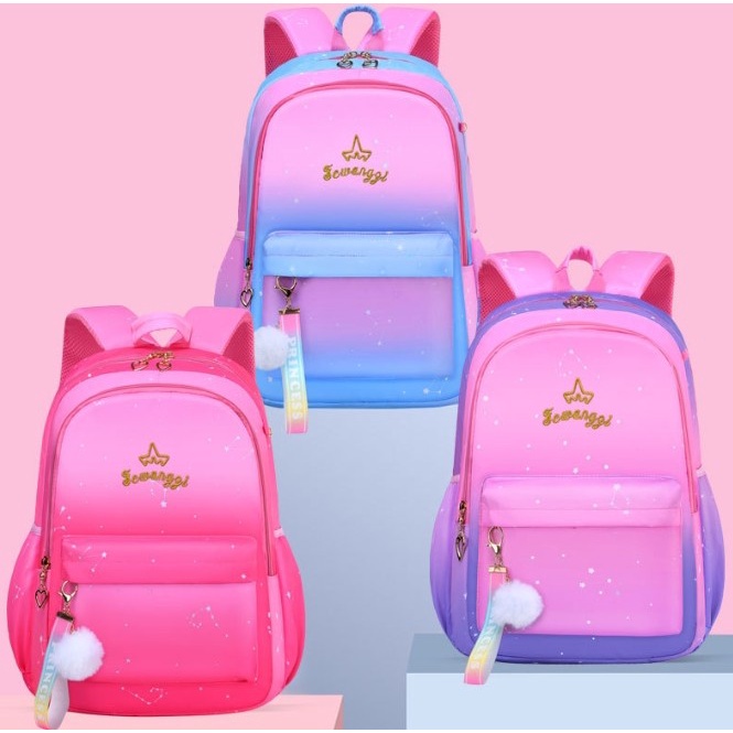 Tas Ransel Sekolah Anak Perempuan Cewek SD SMP SMA Backpack TA0003